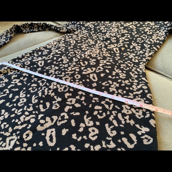 NWT B Mischka Leopard Sweater Dress - Picture 7 of 8